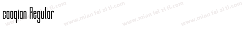 caoqian Regular字体转换